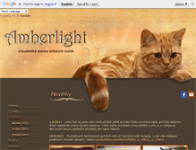 Tablet Screenshot of amberlight.cz